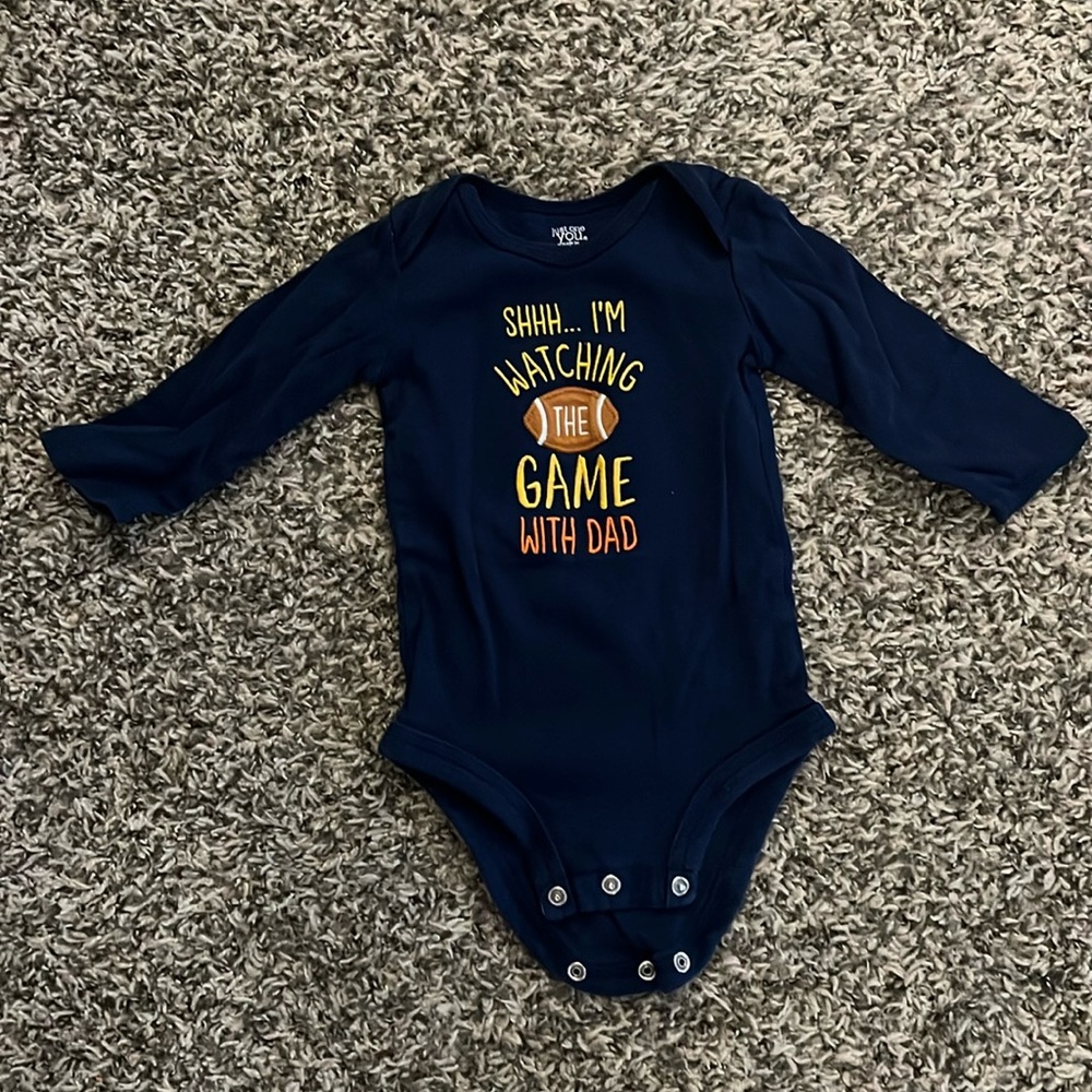 Carters Onesie Football with Dad 9M